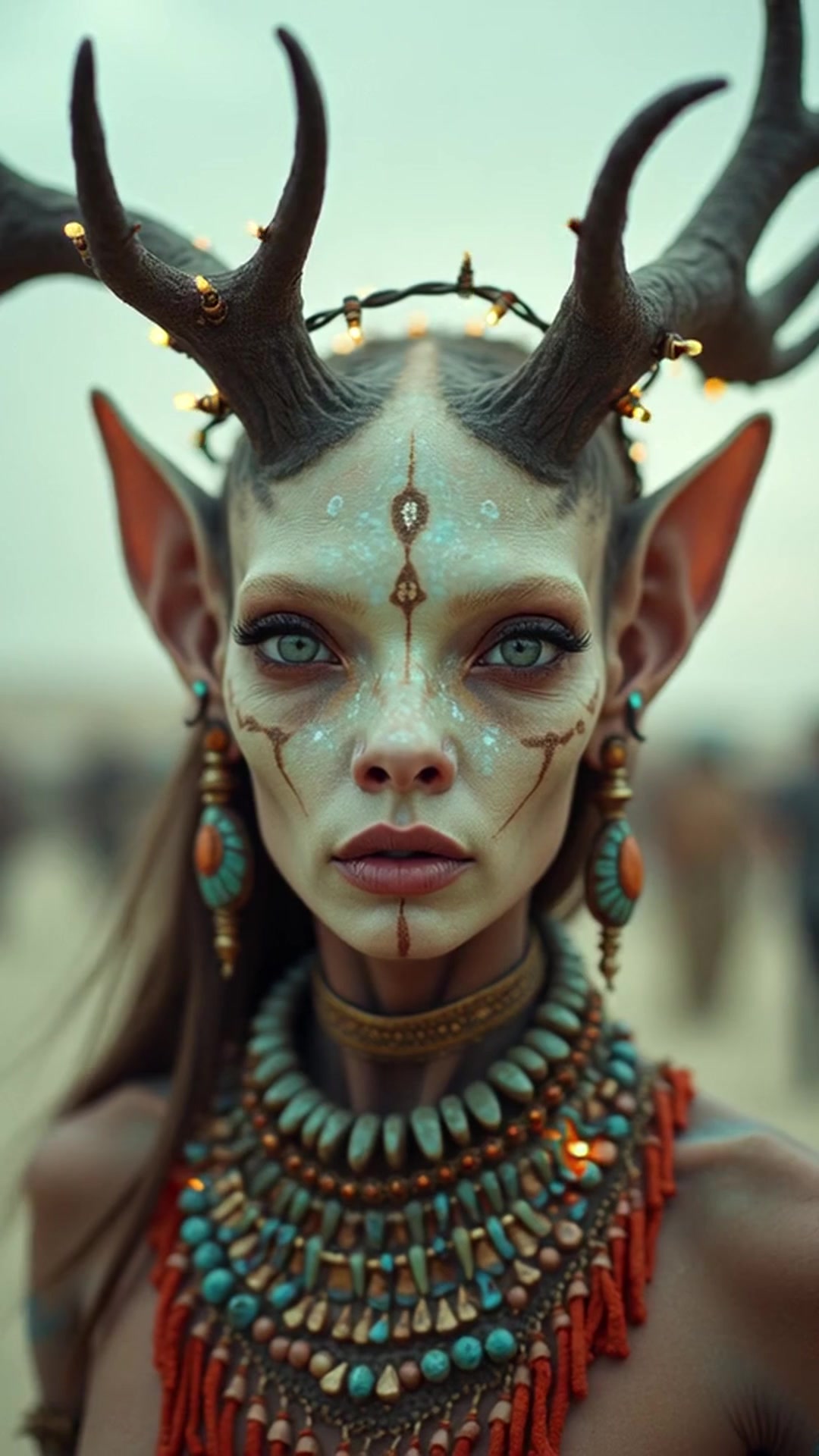 Antlered alien elder, a still from the local riff.